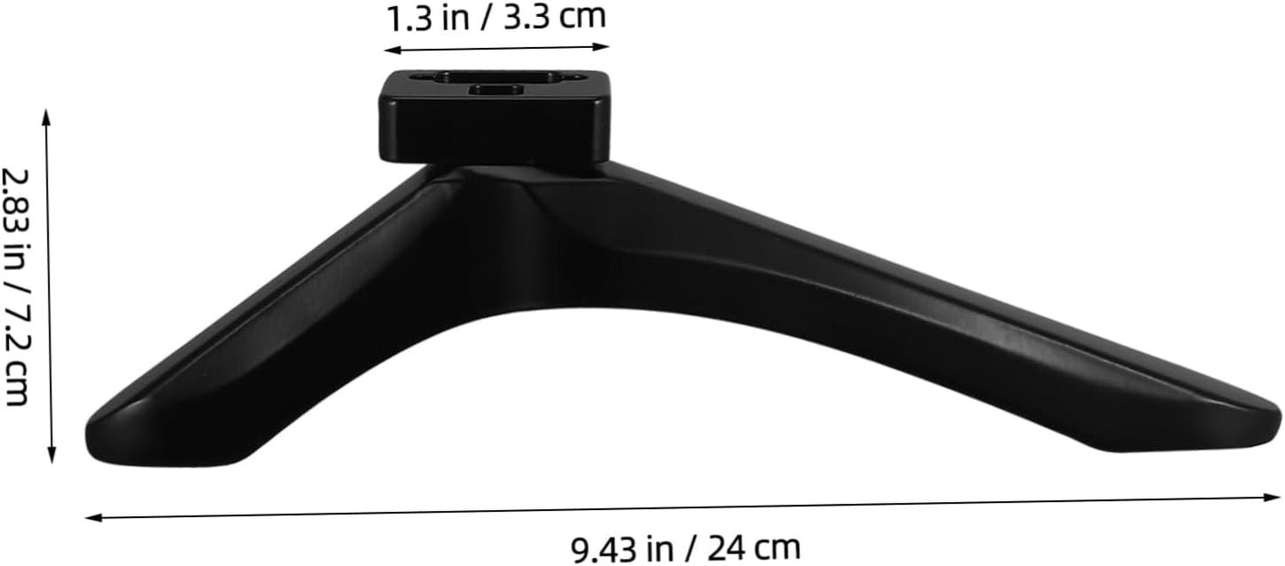 Mobestech 1pair Adjustable Tv Stand Base Legs Tabletop Pedestal Bracket for Various Monitor Easy to Install
