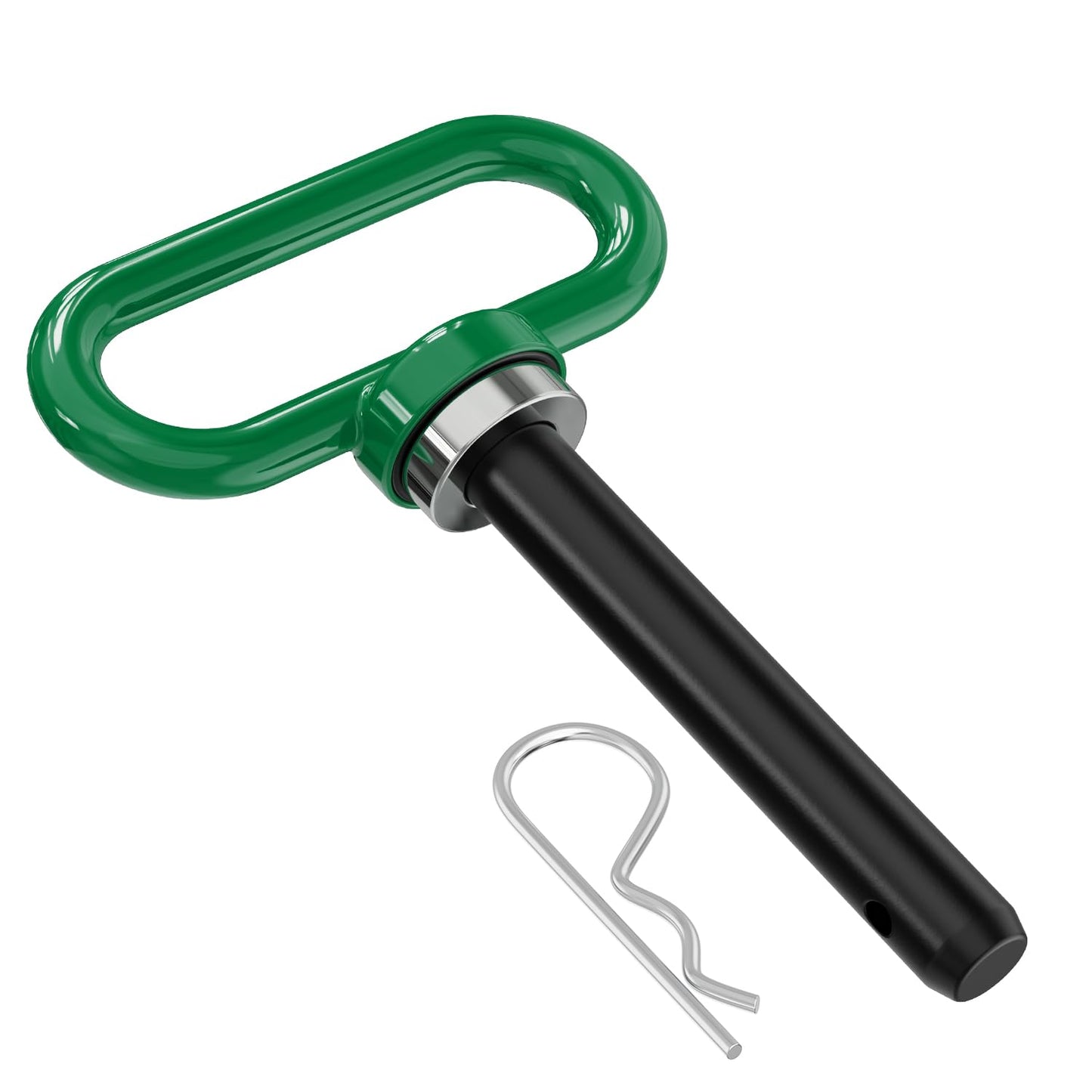 Nilight 5/8 Inch Diameter Heavy Duty Ultra Strong Neodymium Magnet Trailer Hitch Pin Green for Lawn Mower, Tractor, Towing Cargo, ATV Trailer