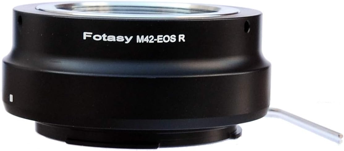 Fotasy M42 42mm M42 M42 R3 R5 R6 R7 R10 Adjustable Screw Mount Lens to Cannon EOS RF Mount Adapter, RF Adapter, Lens