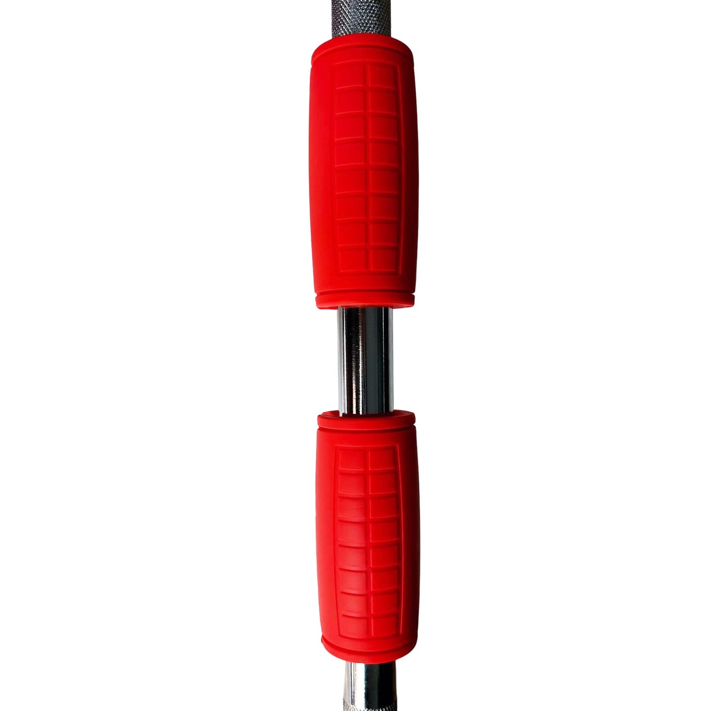 yuhqc Weight Bar Grips Fit Standard Barbell, Dumbell Handles, Thick Bar Training Adapter for Weightlifting & Cable Attachments Fitness Training Rope Grips for Body Arm Forearm Builder Strength(Red)