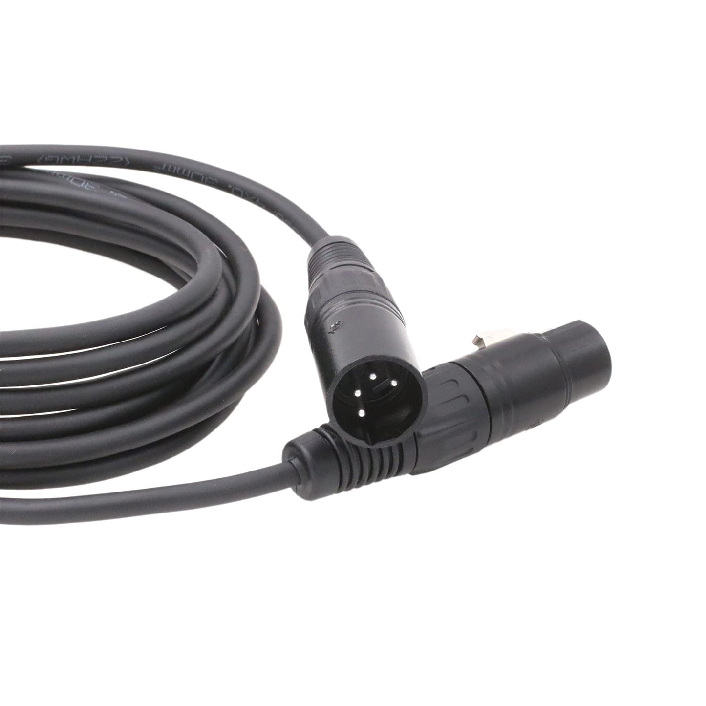 HangTon 4 3 XLR Pin Camera Monitor Recorder Mixer Power Supply Extension Cable Male to Female Meters for Block Battery