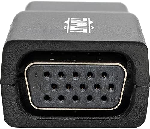 TRIPP LITE 3.5mm 1080p (P131-000-A) Compact HDMI to VGA Adapter, Audio Port, Video, for use with Computers, Laptops