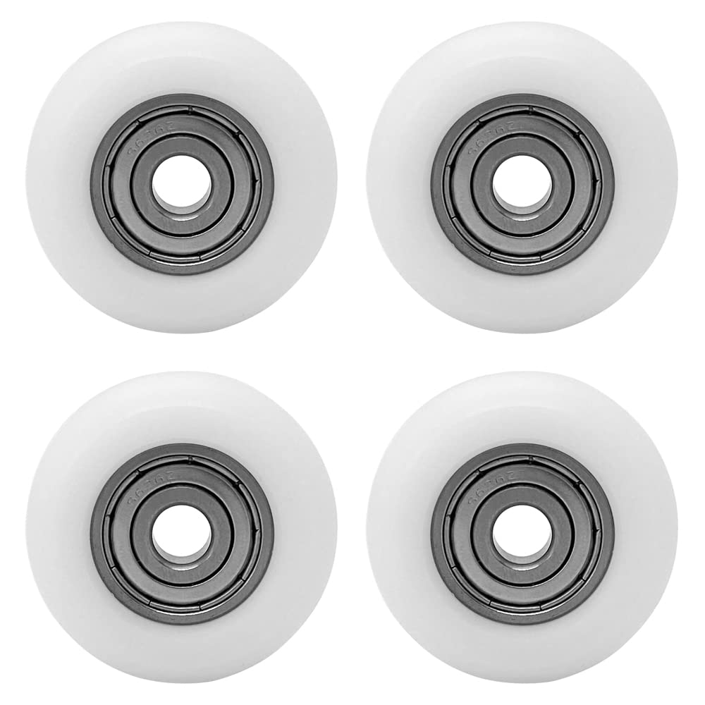 4pcs Roller Wheel Parts Replacement for Total Gym Wheels/Rollers, Fit for Gym Models 2000, 3000, Some 3000 XL and a Few Very Early XL, Upgraded Rollers Kit Set