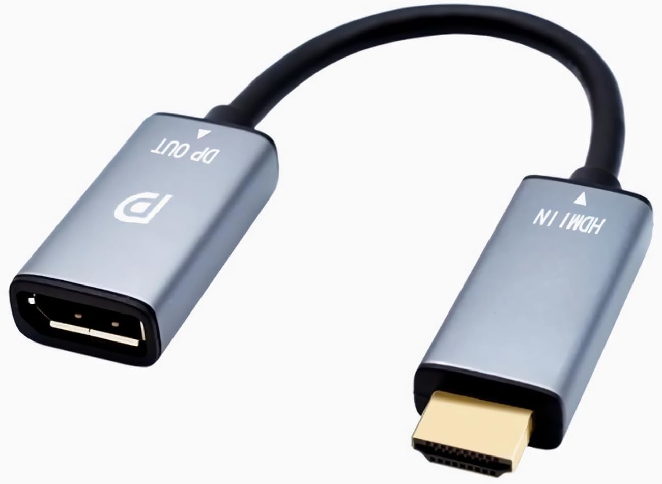 CORN 4K@60Hz PS5/4 One/360 HDMI to DisplayPort Adapter High Speed HDMI Male to DP Female Converter Cable Compatible