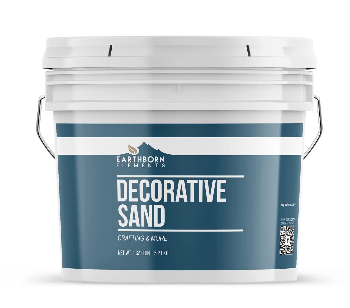 Earthborn Elements Decorative Sand 1 Gallon Bucket, Vase Filler, Crafting & Decorating (11.5 Pound)