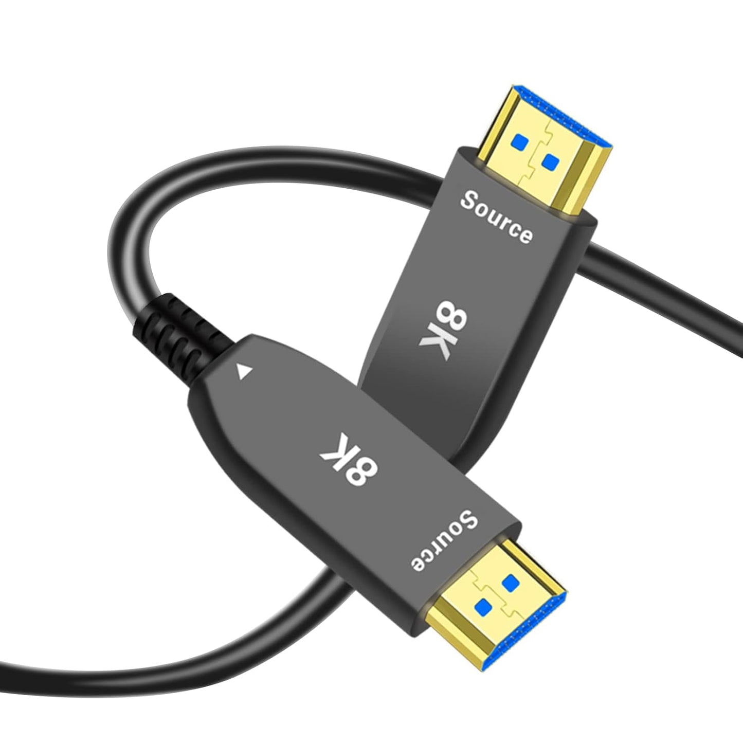 LAiDEWEiSi 8K 2.1 48Gbps 8K60Hz/4K144Hz 3D Dolby PS5, 4K/8K (32ft/10m) Fiber Optic HDMI Active Optical Cable