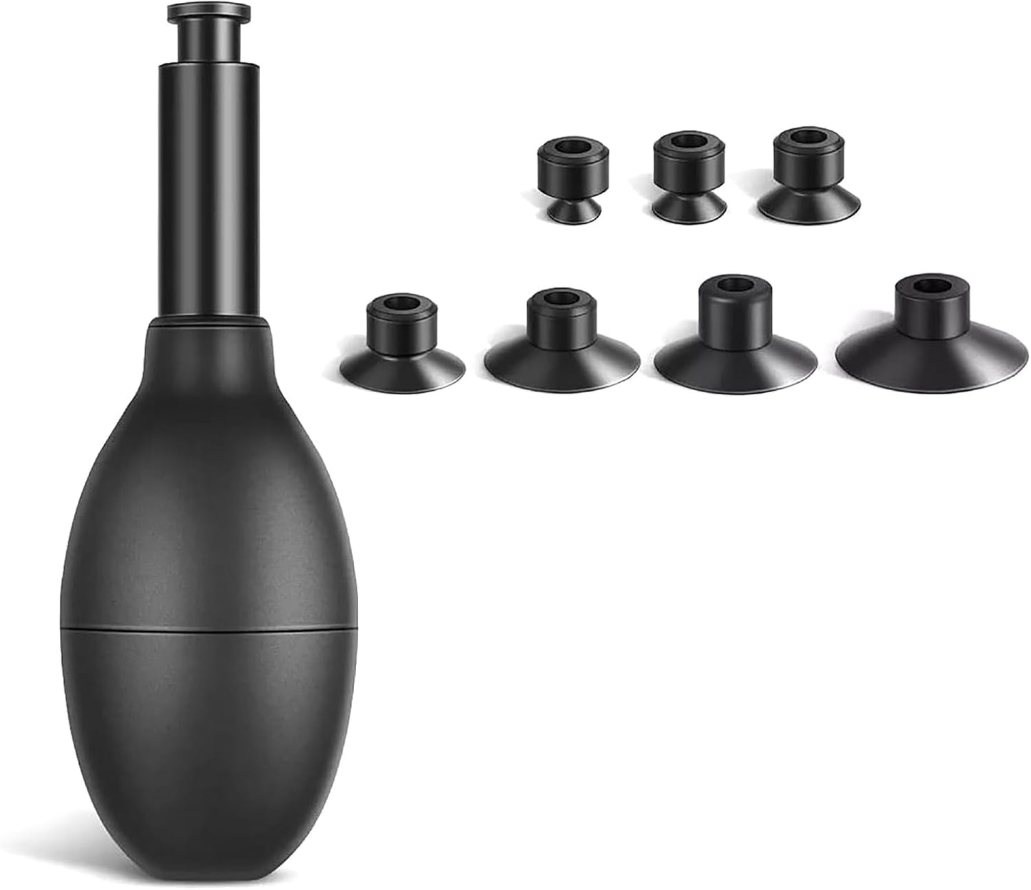 CHICHIYANG 7pcs Set Lens Sucker Kit, Suction Pen and Suction Cups, Changeable Anti-Static, ESD Conductive Silicone