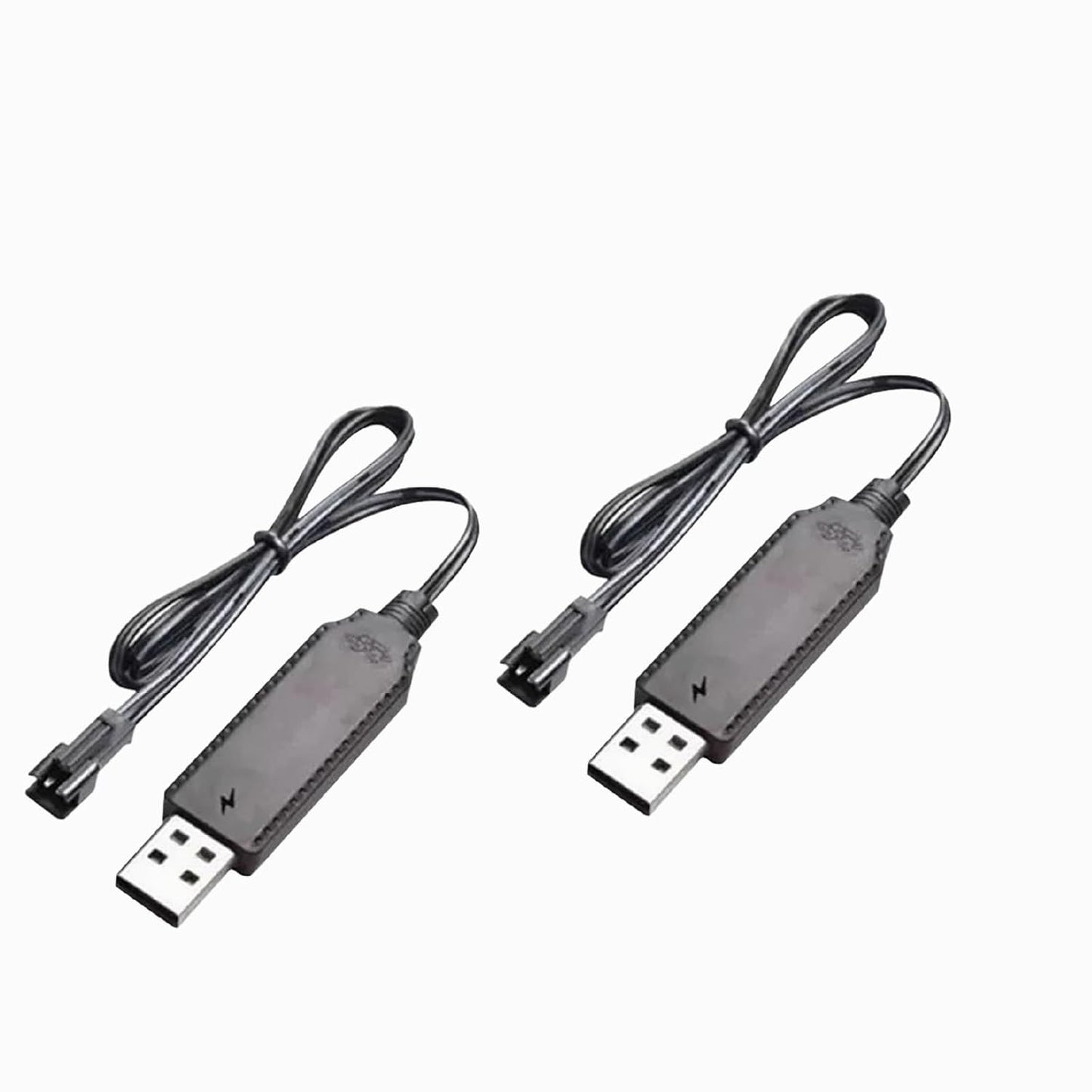 Generic 3.7V SM-2P 2 Pack RC Toy Charger Cable for Li-Po - Plug for Mini RC Cars, Boats, Trucks