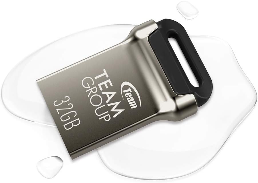 TEAMGROUP C162 256GB 3.2 1 3.1/3.0 140MB/s TC1623256GB01 USB Gen USB Mini Fits Metal Read Flash Thumb Drive External