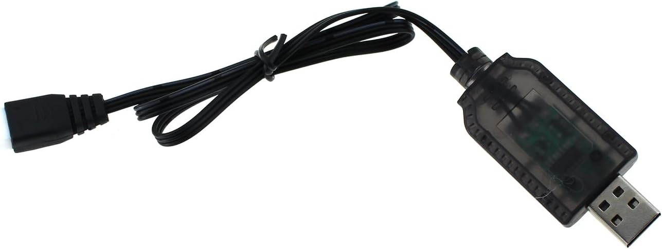 TAODAN 7.4V XH-3Pin USB Charger Cable with Plug Circuit Protection Compatible with Remote Controlled