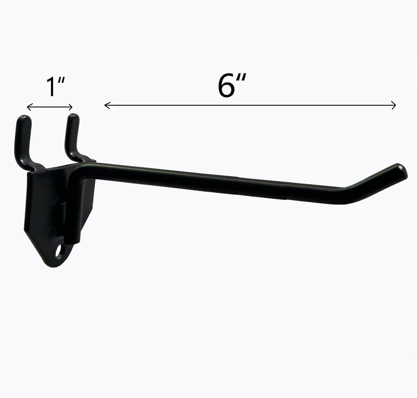 Eastern Tree 30 Packs 6" Metal Pegboard Hooks, Standard Peg Board Hooks is Fit to Standing Pegboard Display and Pegboard Panels