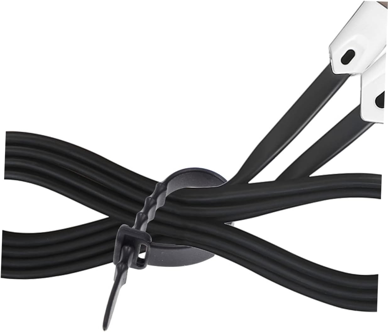 12pcs Silicone Cable Organizers Headphone Cord Keepers USB Cable Winders for Desk Nightstand Office Tangle Management