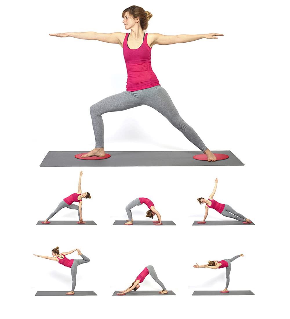 Sliders for Working Out 4 Exercise Sliders Core Exercise Sliders Dual Sided Disks for Abdominal Exercise, Strengthen Core, Glutes, Abs, Fitness Equipment