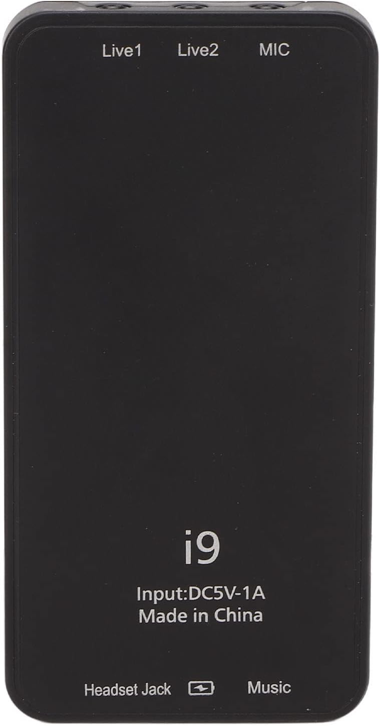 Ejoyous 8 3.5mm Portable Voice Changer, ABS Handheld Portable Multifunctional Sound Disguiser with Sound Effects