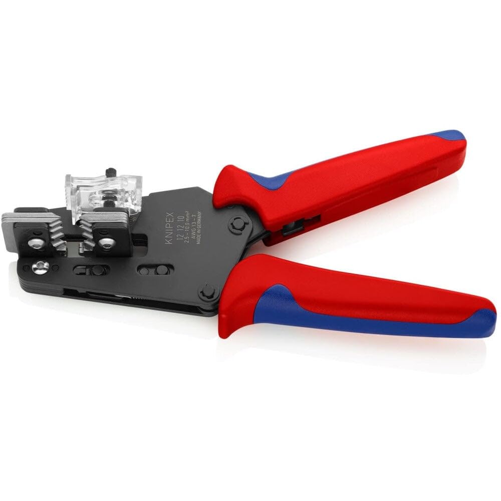 KNIPEX Tools 12 12 10 Precision Insulation Wire Stripper, 7.5 Inch