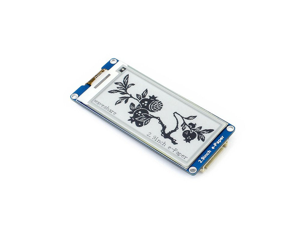 waveshare 296x128 2.9 Inch 3.3v Resolution E-Paper Display Panel Module E-Ink Electronic Screen SPI Interface