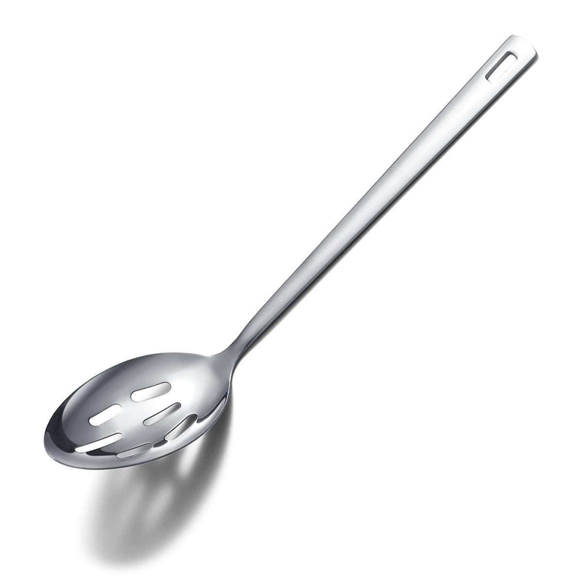 Berglander Stainless Steel Slotted and Basting Spoon, Heat Resistant, Non-Stick, Dishwasher Safe, Easy to Clean