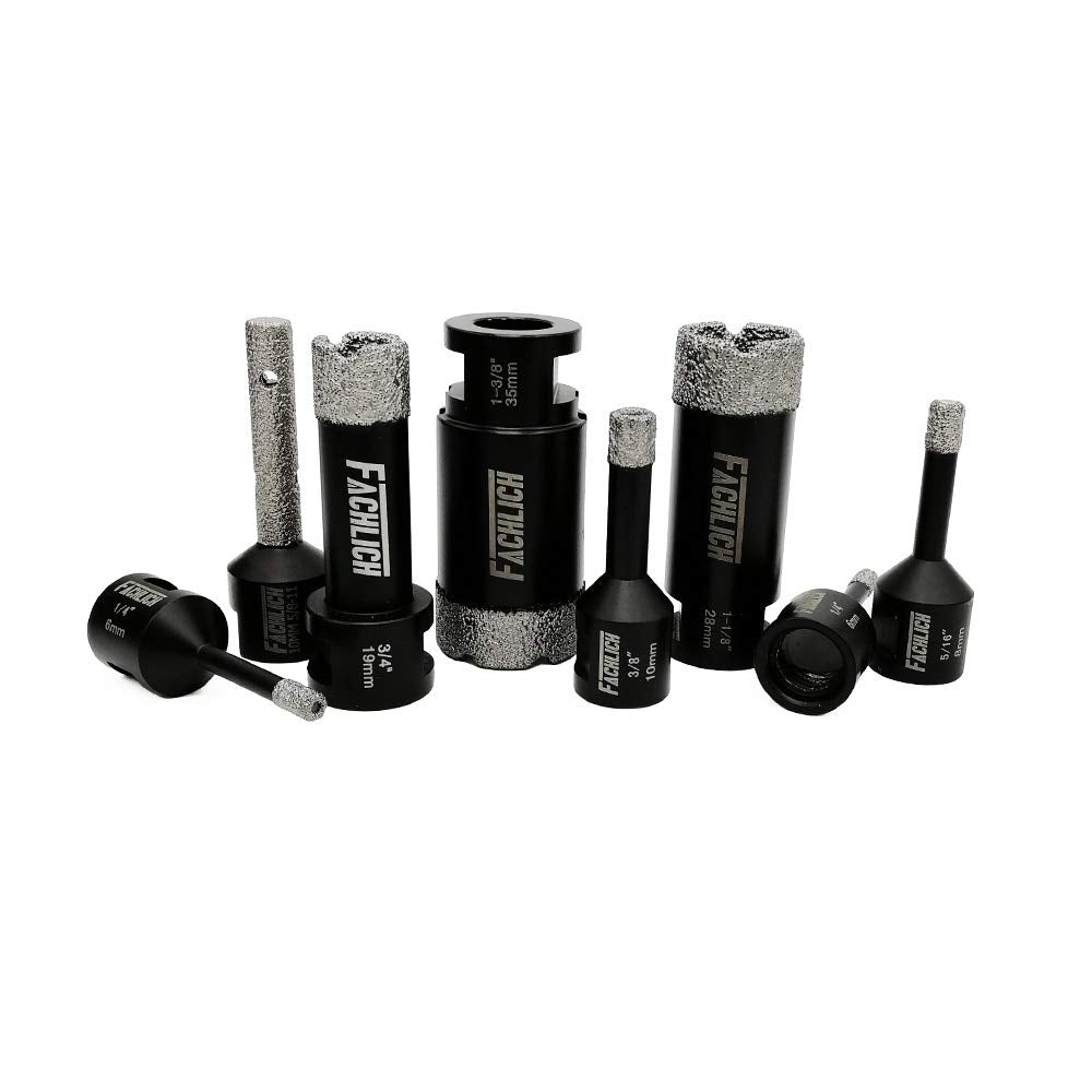 Diamond Core Drill Bit - 4-1/2" Tile Hole Saw 115mm for Porcelain Tile Granite Marble Masonry