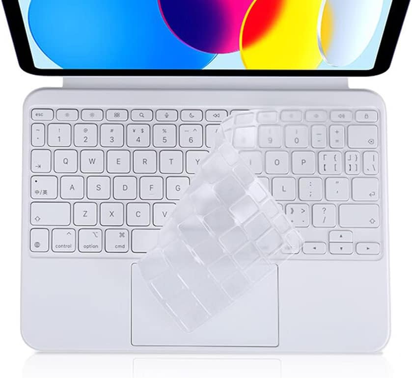 UHamn 2022 10 10.9 inch 10th 2024 11 inch M4 A2836 A2837 Ultra Thin Clear Keyboard Cover Skin Compatible with Apple
