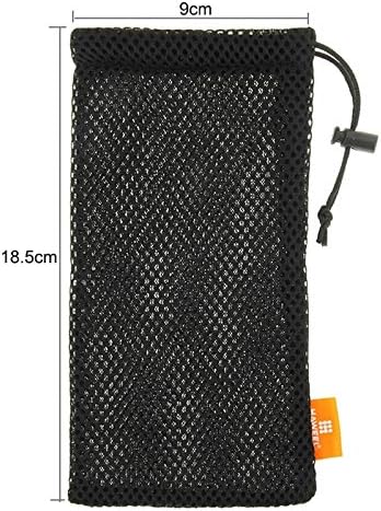 Haweel Pouch Carry Bag, Organizer for Smart Phones/Power Bank/USB Flash Drive/SD Cards and Other Accessories(Black)
