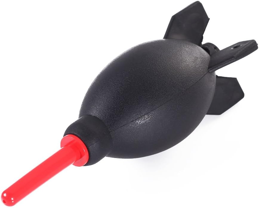 FocusFoto 6.6 Inch PRO Rubber Rocket Air Blower Duster Cleaner Dust Cleaning for DSLR Camera CCD Lens Keyboard Red