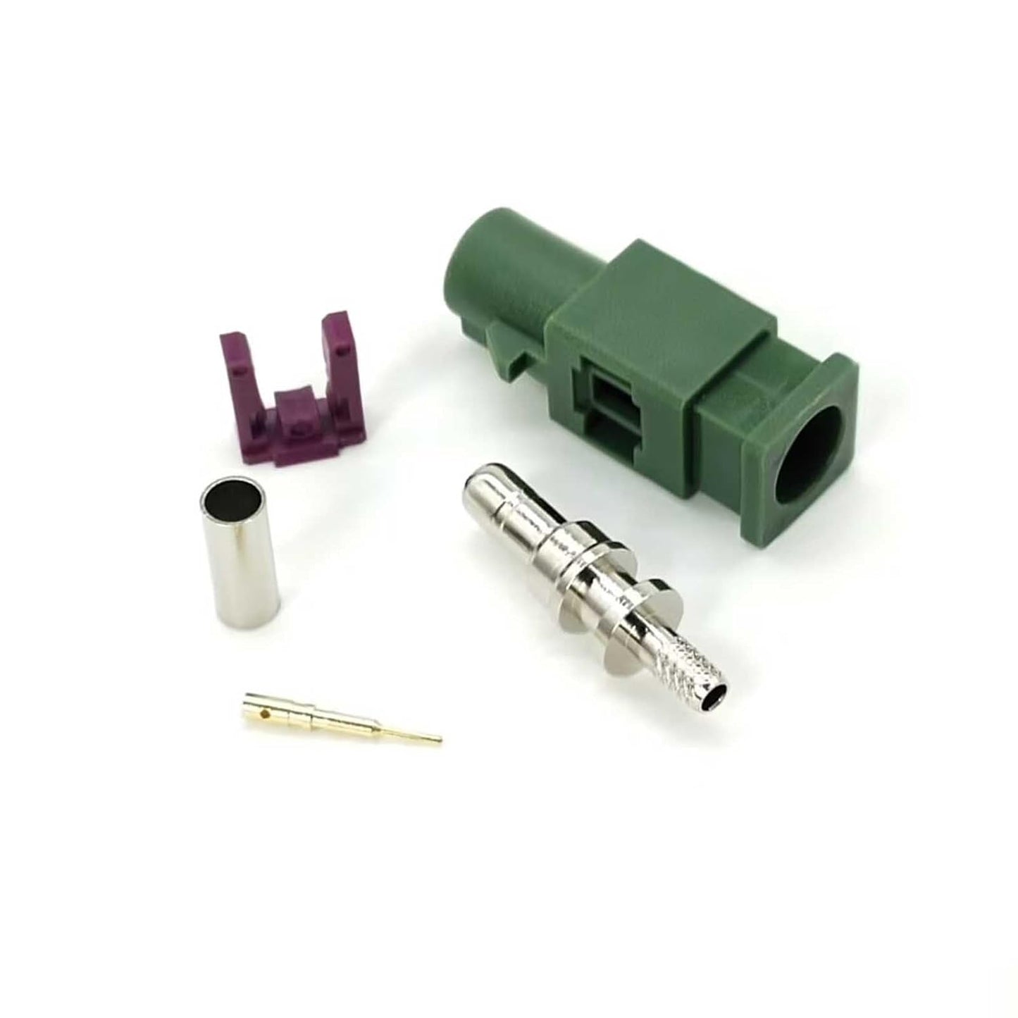 RG316 RG174 RF Coaxial Cable Connector, Fakra Video Connector E Male Cable Connector for Car XM Radio GPS Telematics