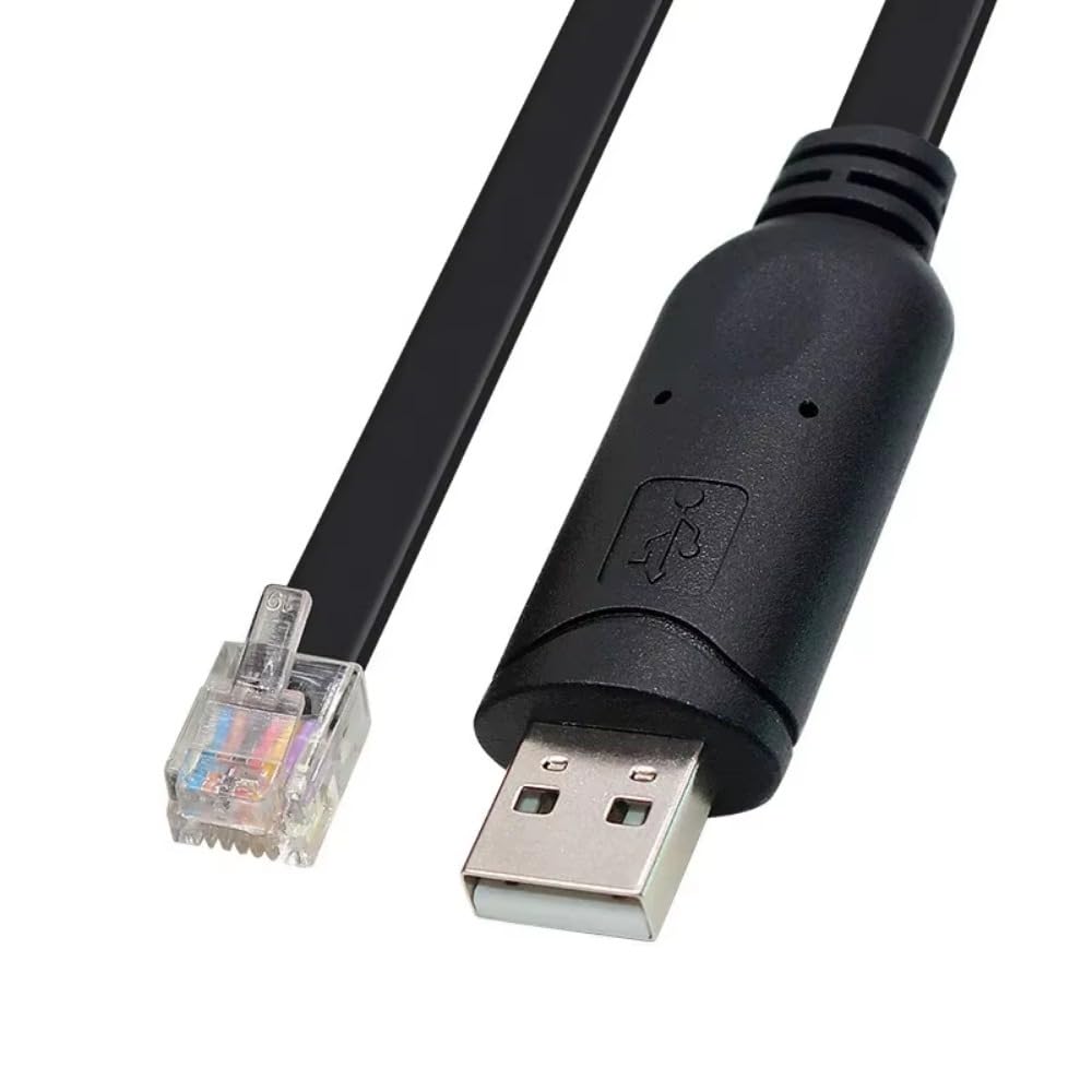 RS232 RJ11 6P6C Communication FT231XS (1.8M) USB Serial to Hand Control PC Link Firmware Upgrade Cable