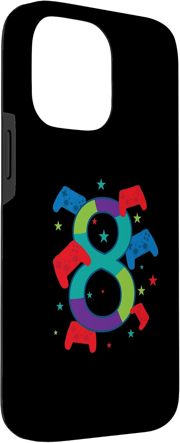 Birthday Birth Celebration Party child Girl Boy 8th 8 14 Birthday Controller Years Gambling Case for iPhone Pro Max
