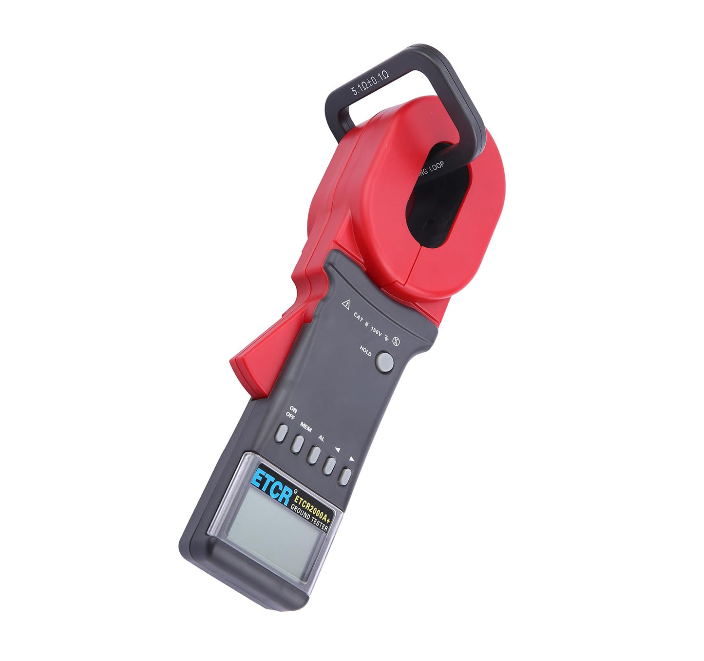 ETCR ETCR2000A+ Clamp On Digital Ground Resistance Meter Tester 0.01-200Ω