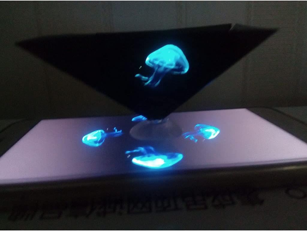 BEIDUOYANG 3D Hologram Projector for Smartphones, Holographic Display, USB Connectivity