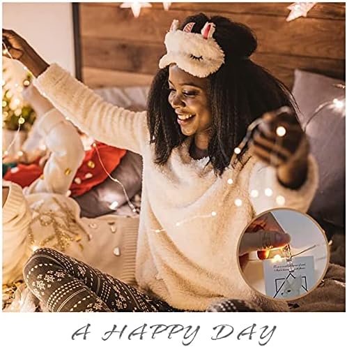 Skiennix Photo Clip String Light - 33Ft 100LED Fairy Lights with Timer & 50 Clear Clips for Décor