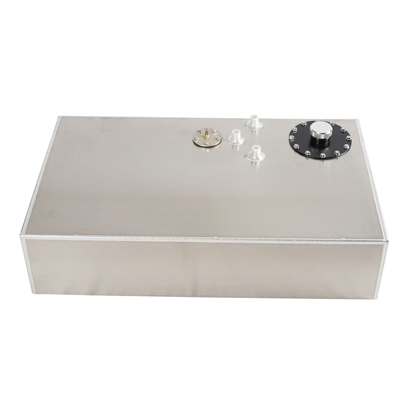 GSTP 17 Gallon Fuel Cell with Cap Level Sender Street Drift Aluminum Silver