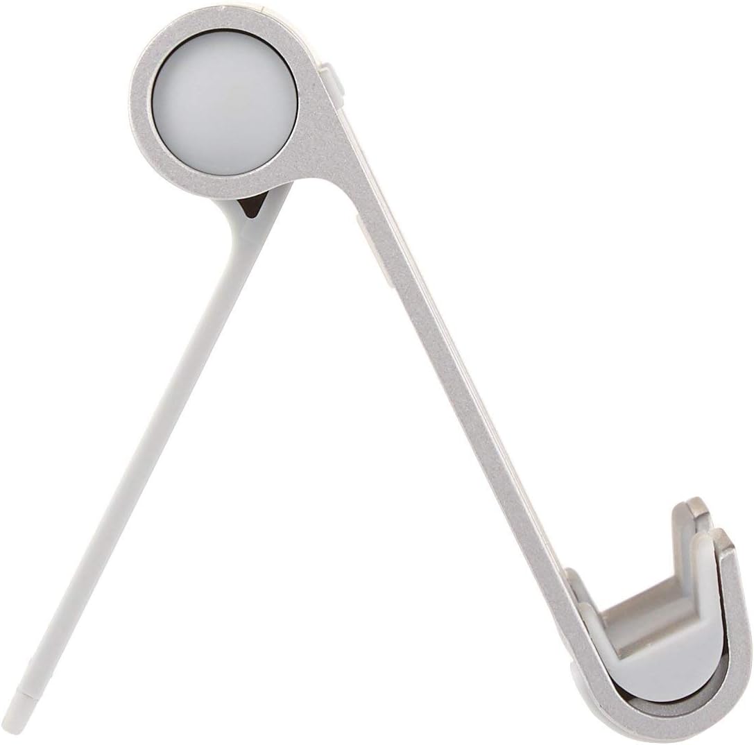 Amazon Basics Multi-Angle Portable Foldable Stand for Tablets, E-readers and Phones, Non-Slip Desktop Holder for iPads