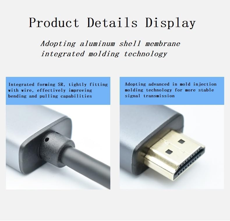 CORN 4K@60Hz PS5/4 One/360 HDMI to DisplayPort Adapter High Speed HDMI Male to DP Female Converter Cable Compatible