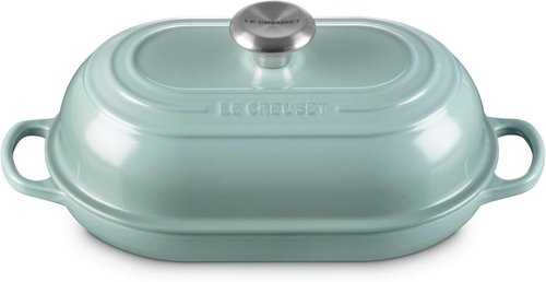 Le Creuset Enameled Cast Iron Oval Bread Oven - 11.5 Inch, Sea Salt | Durable & Stylish Cookware