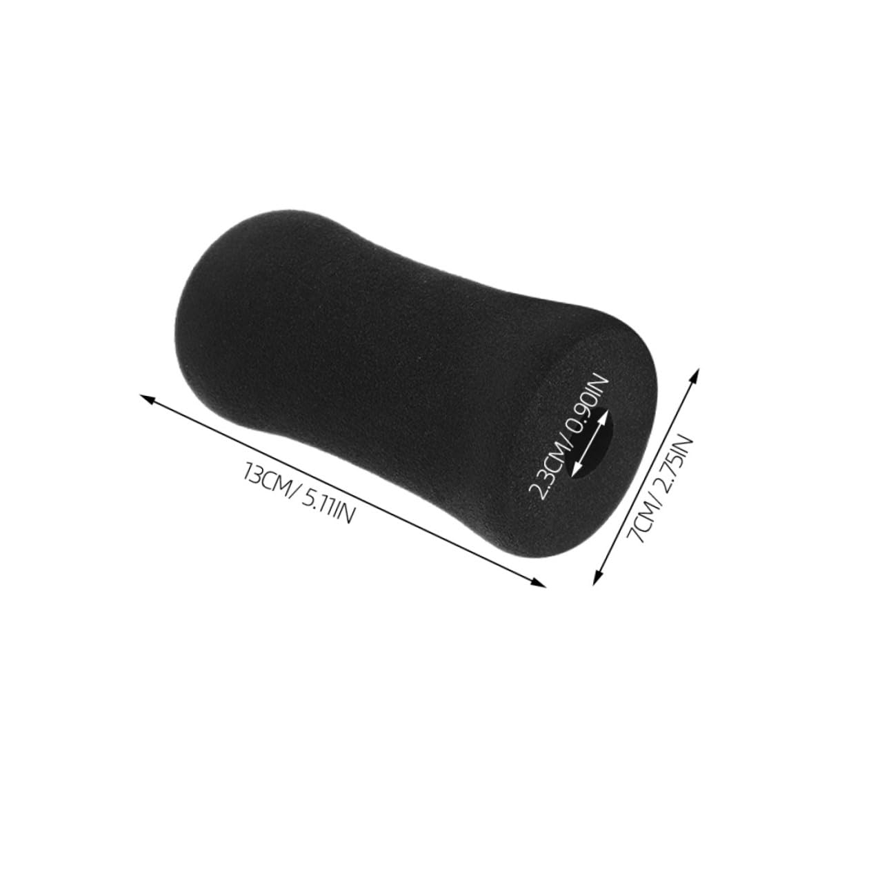 SUPVOX 6Pcs Foam Foot Pad Roller Covers Replacement for Leg Extension Machine Gym Equipment Pads 5.11X2.75X0.9 Inch Home Workout Foam Roller Protectors