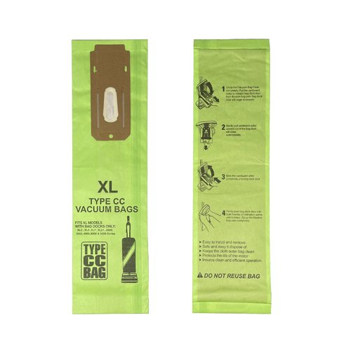 10 Packs Type CC Upright Vacuum Cleaner Replacement Bags Compatible with Oreck XL XL2 XL7 XL21,Elevate,XL Commercial,XL2100rhs,U2000r1,U2000rb1,XL Classic,XL Silver,XL Gold etc.