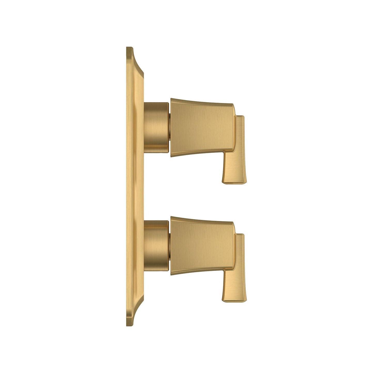 American Standard TU353740.GN0 Townsend 2-Handle Integrated Diverter Pressure Balance Valve Trim Kit, Brushed Gold