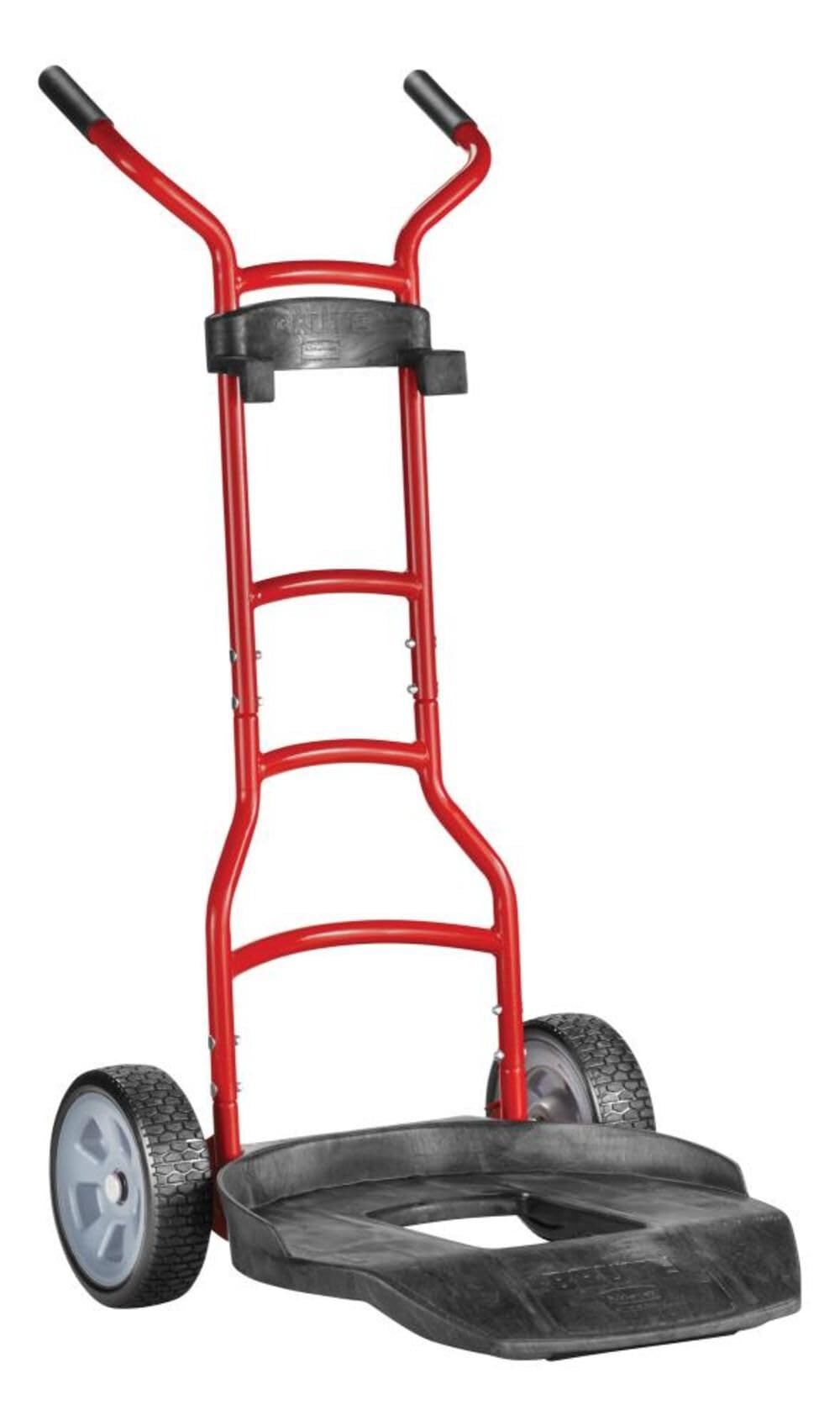 Rubbermaid Commercial Products Brute Construction and Landscape Dolly, 250-Pound Capacity, Red, Heavy Duty Dolly with Wheels