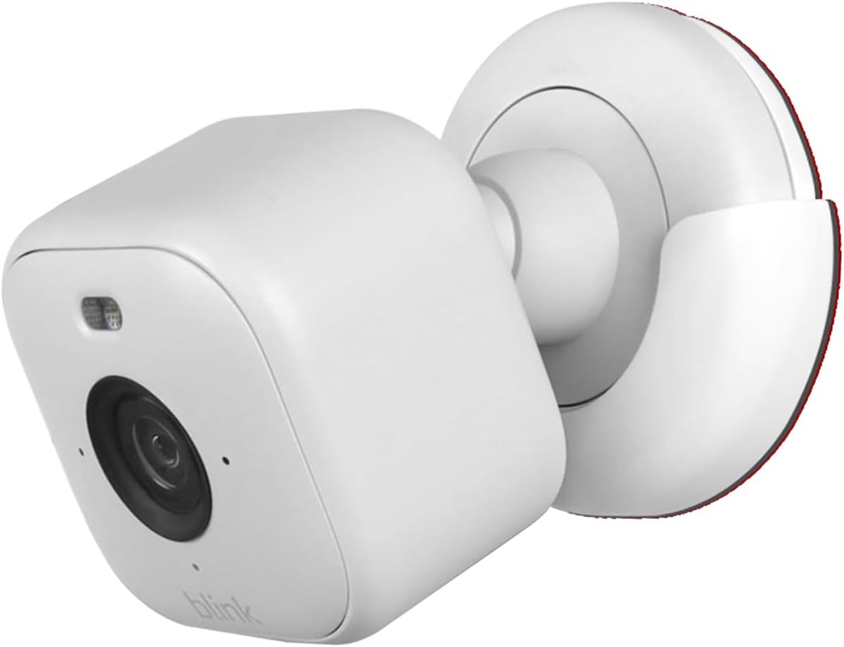 2 Holicfun Adhesive Wall Mount for Blink Mini Camera - White