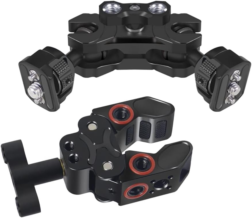 FEICHAO XT20/XT30, F5Pro Magic Arm Kit Anti-loosening with Super Clamp/Camera Cage Aluminum Alloy Compatible with Fuji
