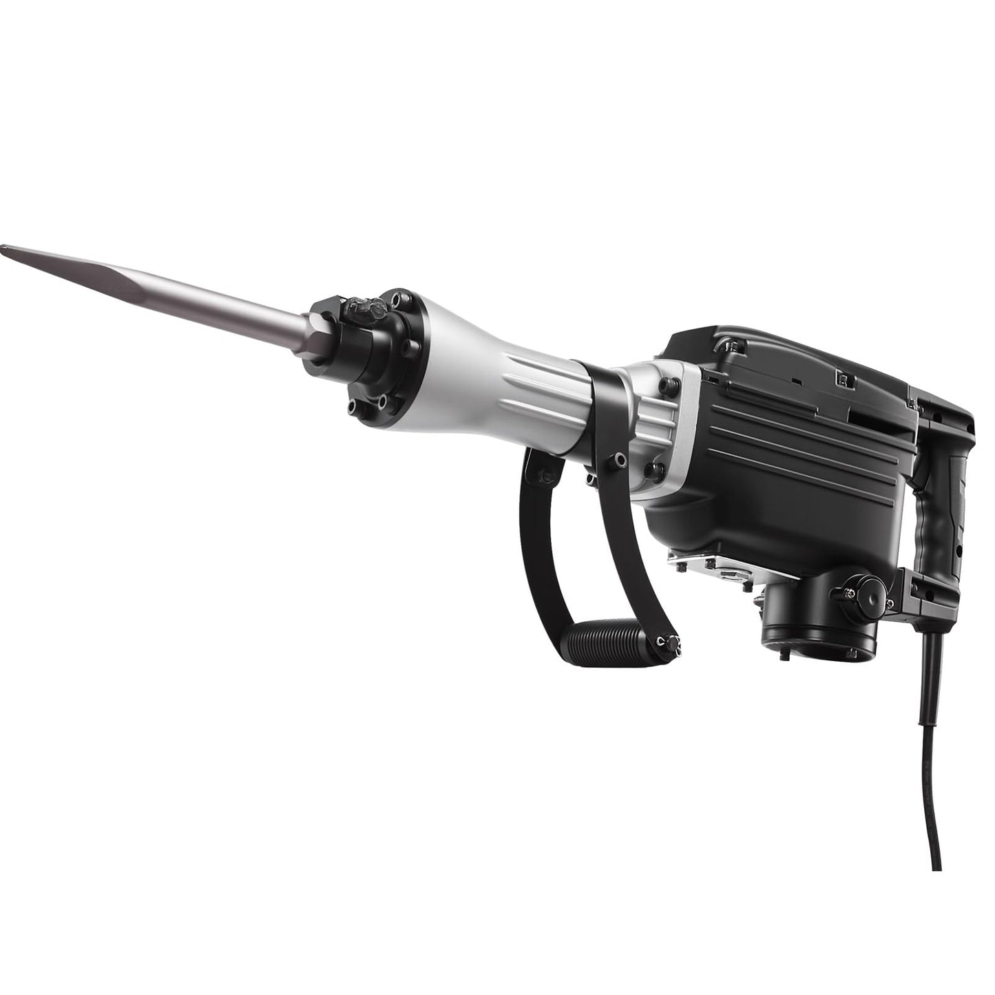 VEVOR Demolition Jack Hammer, 2800 W Powerful Electric Jackhammer, 1200 BPM Concrete Breaker with 3 Chisels, a Clay Spade, Carrying Case, Gloves, for Concrete, Wall, Brick, Tile and Foundation