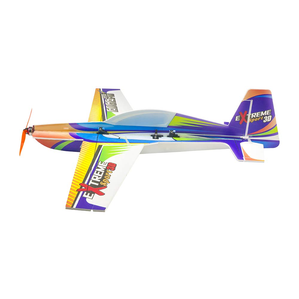 Viloga RC Plane Kit - 710mm Xtreme Sports PP Foam Airplane Model for Adults, 3D Aerobatic Outdoor Flying (KIT+Motor+Servos+6CH Receive RX445(FRSKY D16))