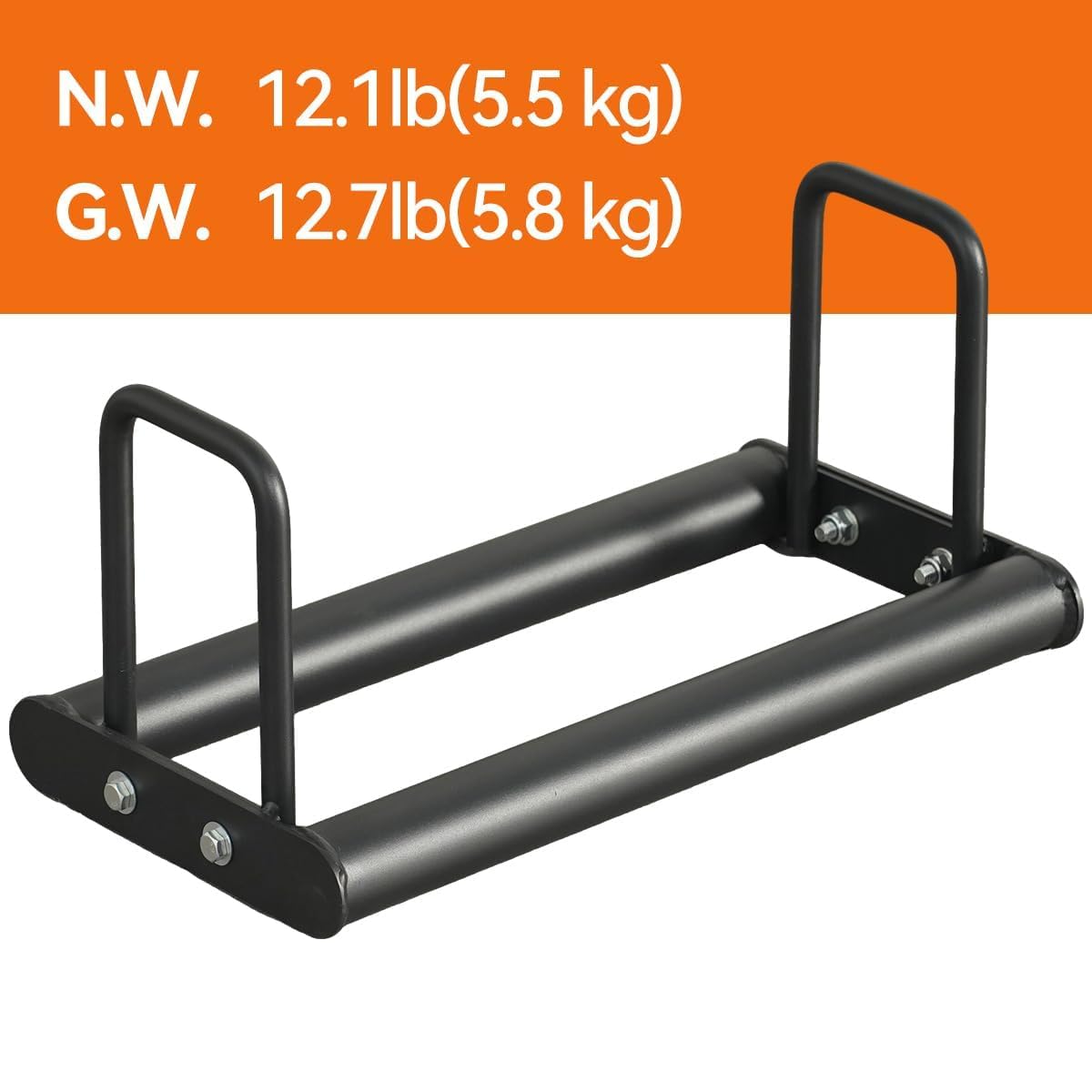 Weight Plate Rack for Home Gym - Weights Rack for Plates Use Singly or Combine Multiple Units | Olympic Weight Plate Rack Up to 660 LBS - New Model Bumper Plate Rack for Easy Plate Changes(1Unit)