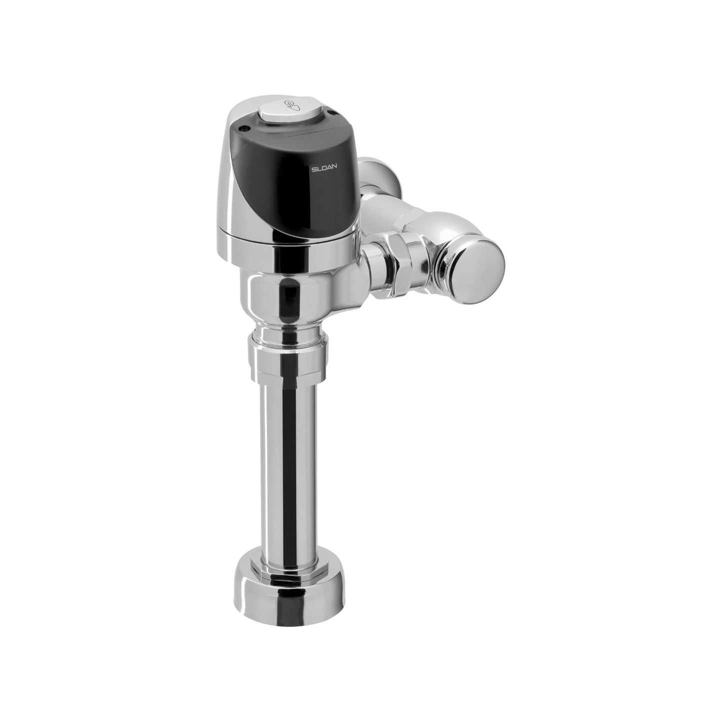 Sloan G2 Optima Plus 8110 Exposed Sensor Water Closet Flushometer, 3.5 GPF Flush Valve - Single Flush, Fixture Connection Top Spud, Battery Powered Infrared Sensor, Polished Chrome Finish, 3250404