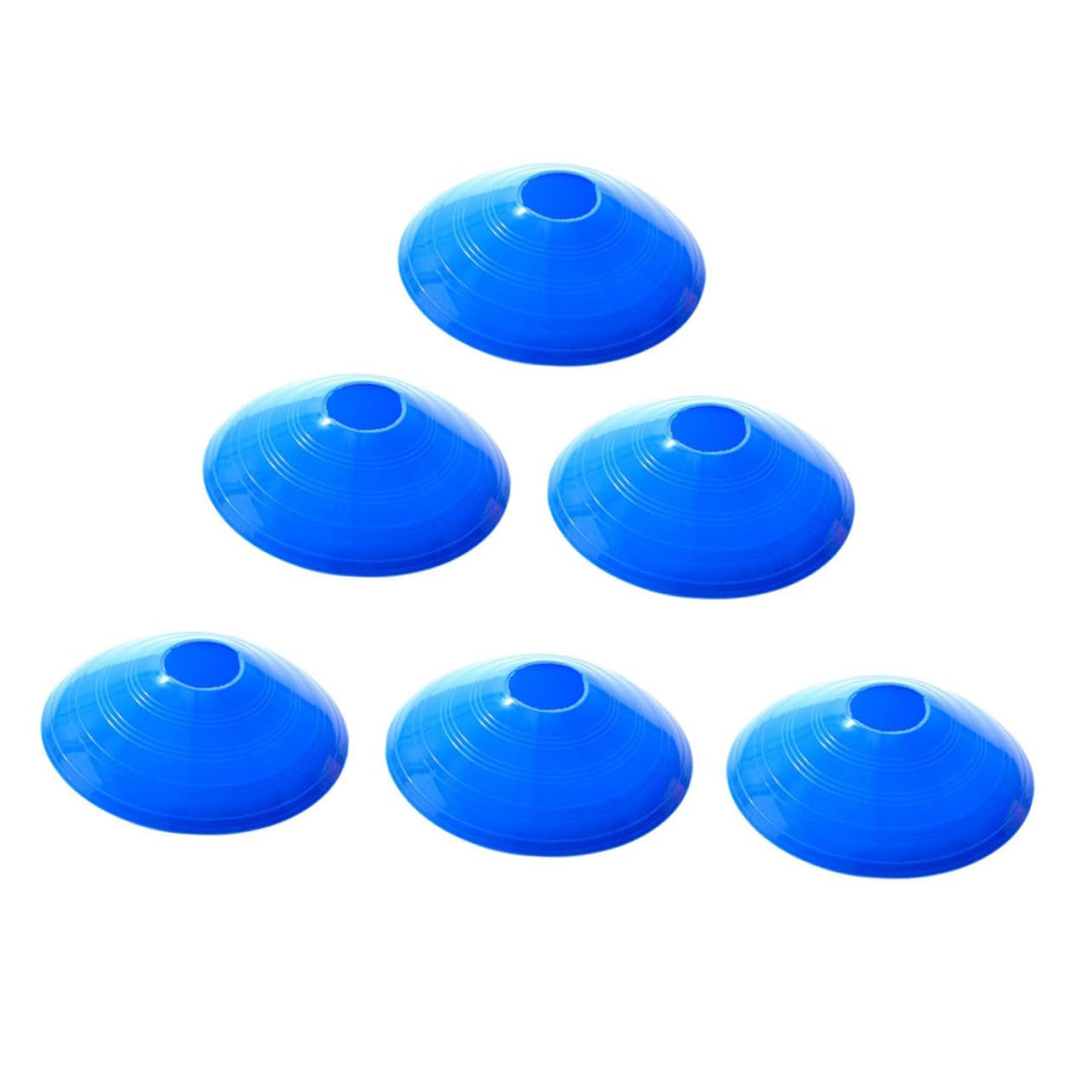 KESYOO 16 Pcs Soccer Training Disc Cones Football Marker Trays in Red Blue Green Yellow for Agility Drills and Outdoor Sports Practice
