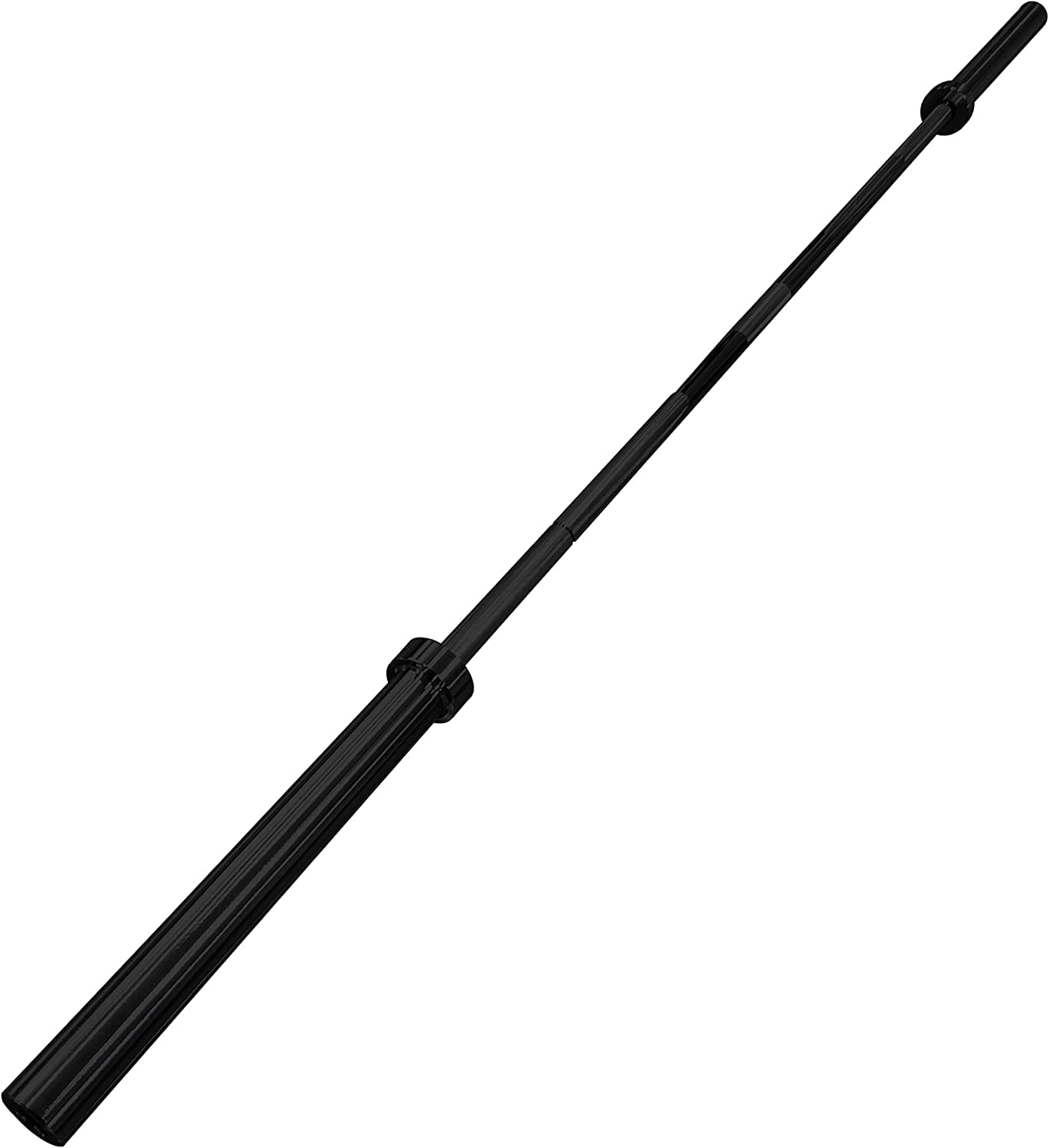 CAP Barbell 2" Olympic 7 ft Bar, Bronze Bushings, Black