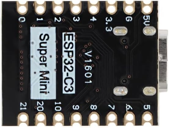 MusRock ESP32-C3 Mini Development Board Wi Fi + BT Module for IoT Projects, No Firmware