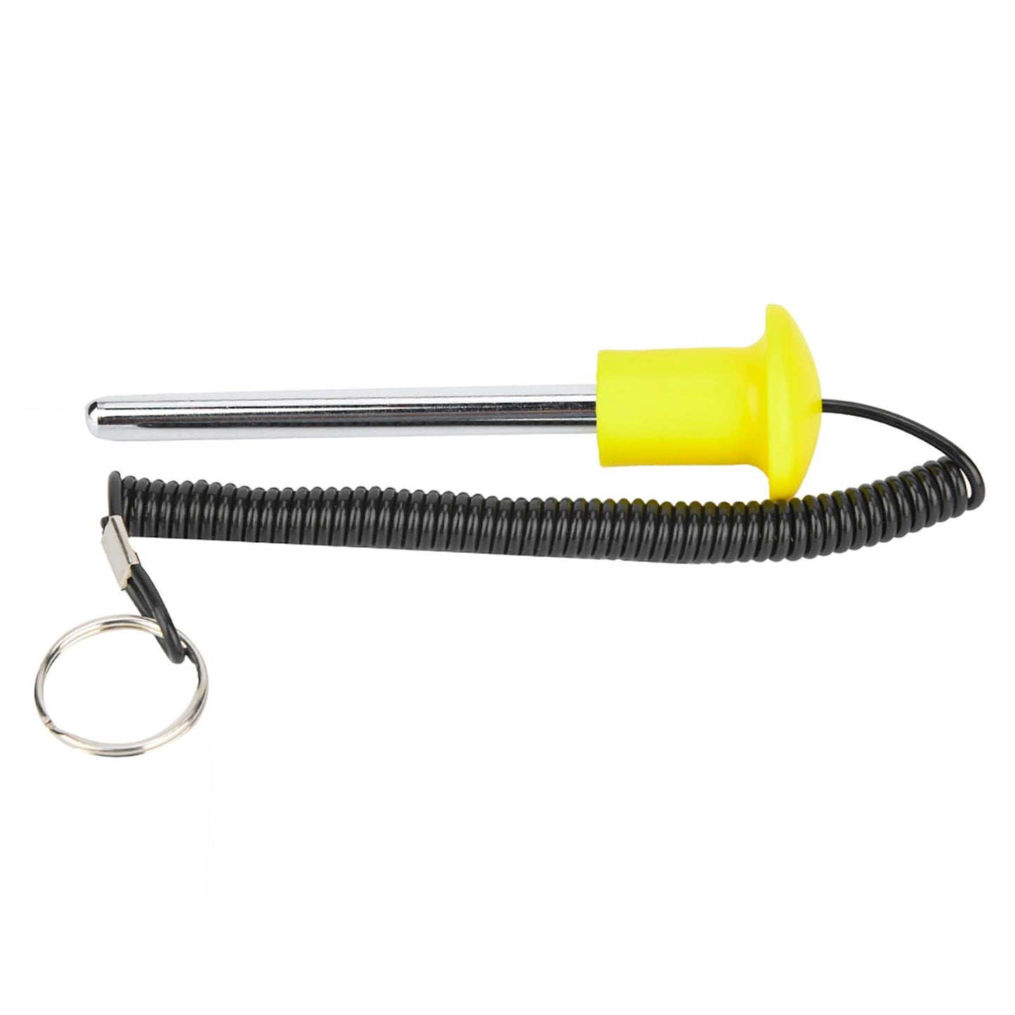 Luatoxry Dropset Pins, Magnetic Weight Stack Pin, Yellow Drop Pins for Weight Lifting, Stainless Steel Weight Pins for Weight Stack Machine for Training Fitness, 1Pcs, 0.39x4.13in