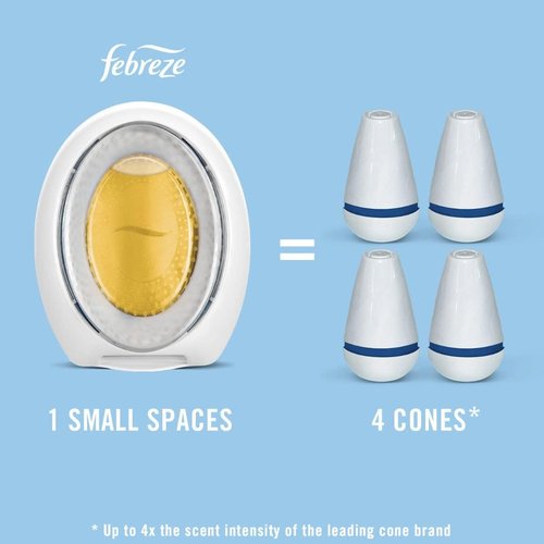 Febreze SMALL SPACES Air Freshener - Fresh-Harvest Pumpkin Scent for Cozy Atmosphere
